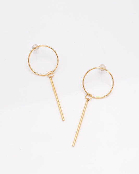 Imogen Gold Geometric Earring