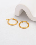 Luminara Gold Hoop Earrings Luminara Gold Hoop Earrings