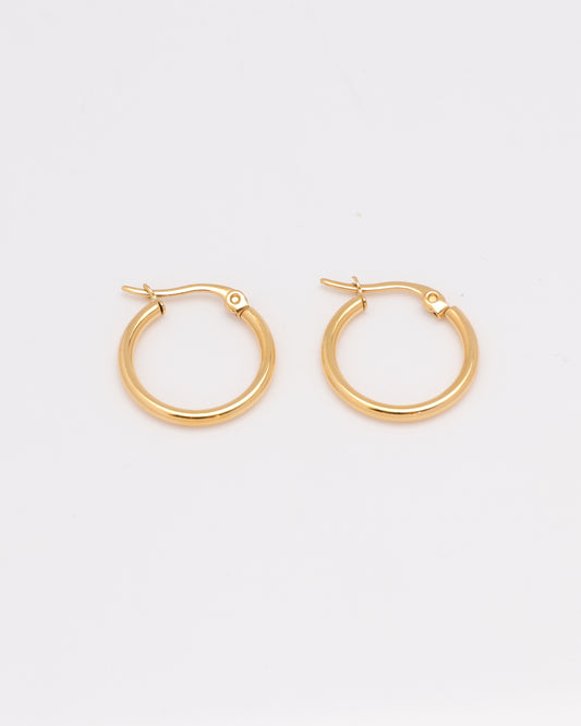 Luminara Gold Hoop Earrings