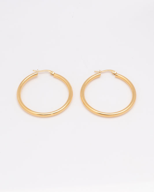 Eloise Gold Hoop Earrings
