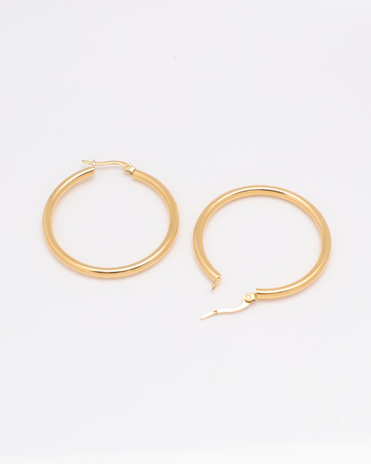 Eloise Gold Hoop Earrings