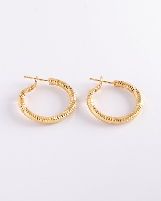 Adeline Gold Hoop Earrings