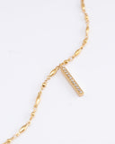 Linne Zirconia Gold Pendant Necklace Linne Zirconia Gold Pendant Necklace