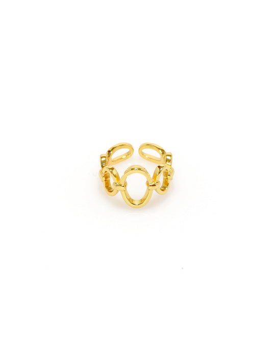 Celia Gold Chain Link Ring