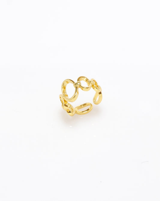 Celia Gold Chain Link Ring