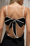 Aris Black Tie Back Maxi Dress Aris Black Tie Back Maxi Dress