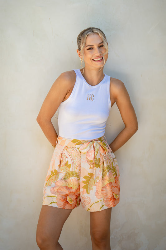 Wanderers Pink Floral Shorts