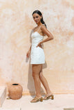 Misty White Mini Dress Misty White Mini Dress