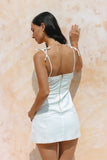 Misty White Mini Dress Misty White Mini Dress