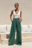Maggie Forest Green Wide Leg Pants Maggie Forest Green Wide Leg Pants