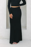Valerie Black Knit Maxi Skirt Valerie Black Knit Maxi Skirt