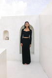 Valerie Black Knit Maxi Skirt Valerie Black Knit Maxi Skirt