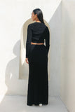 Valerie Black Knit Maxi Skirt Valerie Black Knit Maxi Skirt
