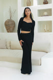 Valerie Black Knit Maxi Skirt Valerie Black Knit Maxi Skirt