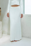Valerie White Knit Maxi Skirt Valerie White Knit Maxi Skirt
