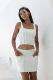Alice White Knit Mini Skirt Alice White Knit Mini Skirt