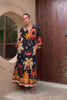 Solianne Black Tropical Long Sleeve Maxi Dress Solianne Black Tropical Long Sleeve Maxi Dress