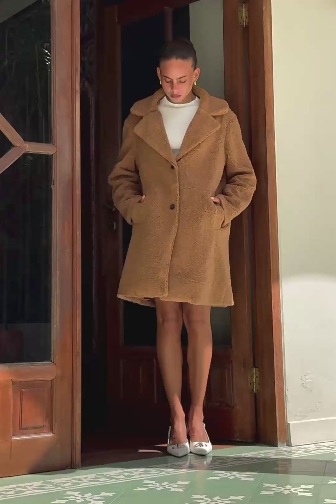 Reese Brown Teddy Coat Reese Brown Teddy Coat