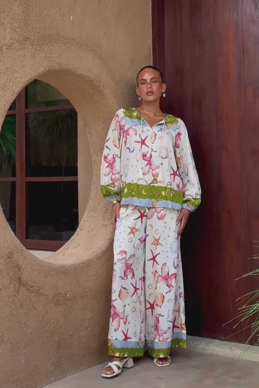 Lauriane Multicolour Abstract Blouse Lauriane Multicolour Abstract Blouse