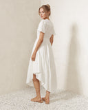 Ina White Midi Dress Ina White Midi Dress