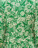 Miah Green Floral Button Down Mini Dress