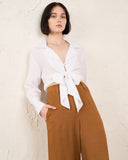 Liana White Collared Blouse Liana White Collared Blouse