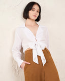 Liana White Collared Blouse Liana White Collared Blouse
