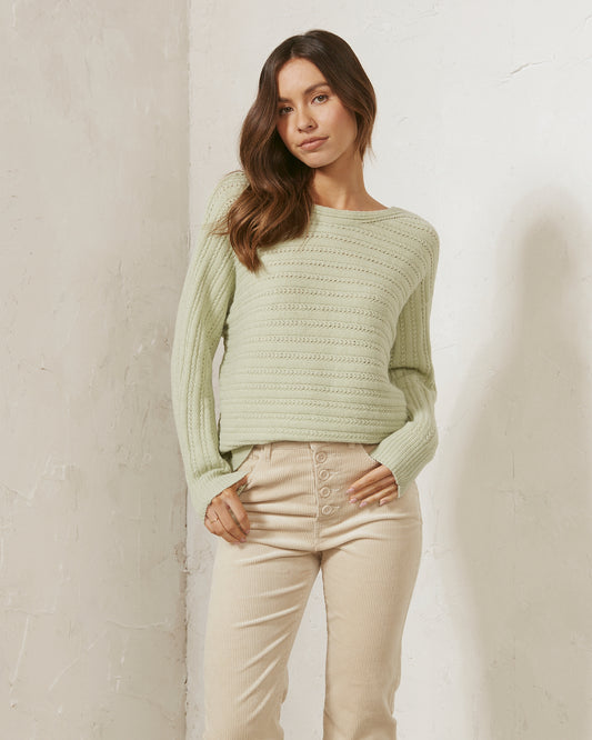 Bracha Green Knit Sweater
