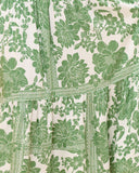Viridiana Green Floral Tiered Midi Dress Viridiana Green Floral Tiered Midi Dress