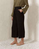 Idy Black Linen Blend Culottes Idy Black Linen Blend Culottes