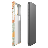 Noemi Orange Floral iPhone Case