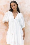 Adeia White Mini Dress