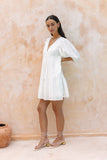 Adeia White Mini Dress