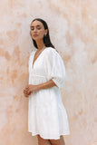 Adeia White Mini Dress