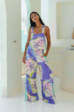 Paradisio Purple Tropical Jumpsuit