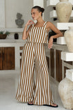 Ellen Brown Stripe Jumpsuit