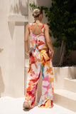 Genevieve Pink Floral Jumpsuit