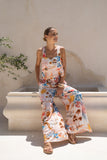 Lumeia Pink Tropical Jumpsuit