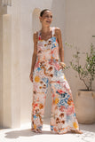 Lumeia Pink Tropical Jumpsuit