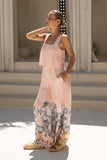 Marzella Pink Tropical Jumpsuit