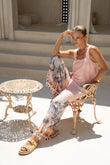 Marzella Pink Tropical Jumpsuit