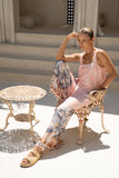 Marzella Pink Tropical Jumpsuit