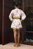 Lauriane Multicolour Abstract Playsuit