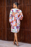 Sirocca Multicolour Patchwork Mini Dress
