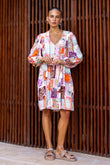 Sirocca Multicolour Patchwork Mini Dress