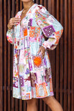 Sirocca Multicolour Patchwork Mini Dress