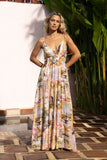 Roselune Multicolour Abstract Maxi Dress