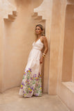 Hannelle Purple Floral Maxi Dress