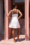 Luella White Contrast Ric Rac Mini Dress