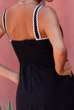 Luella Black Contrast Ric Rac Mini Dress